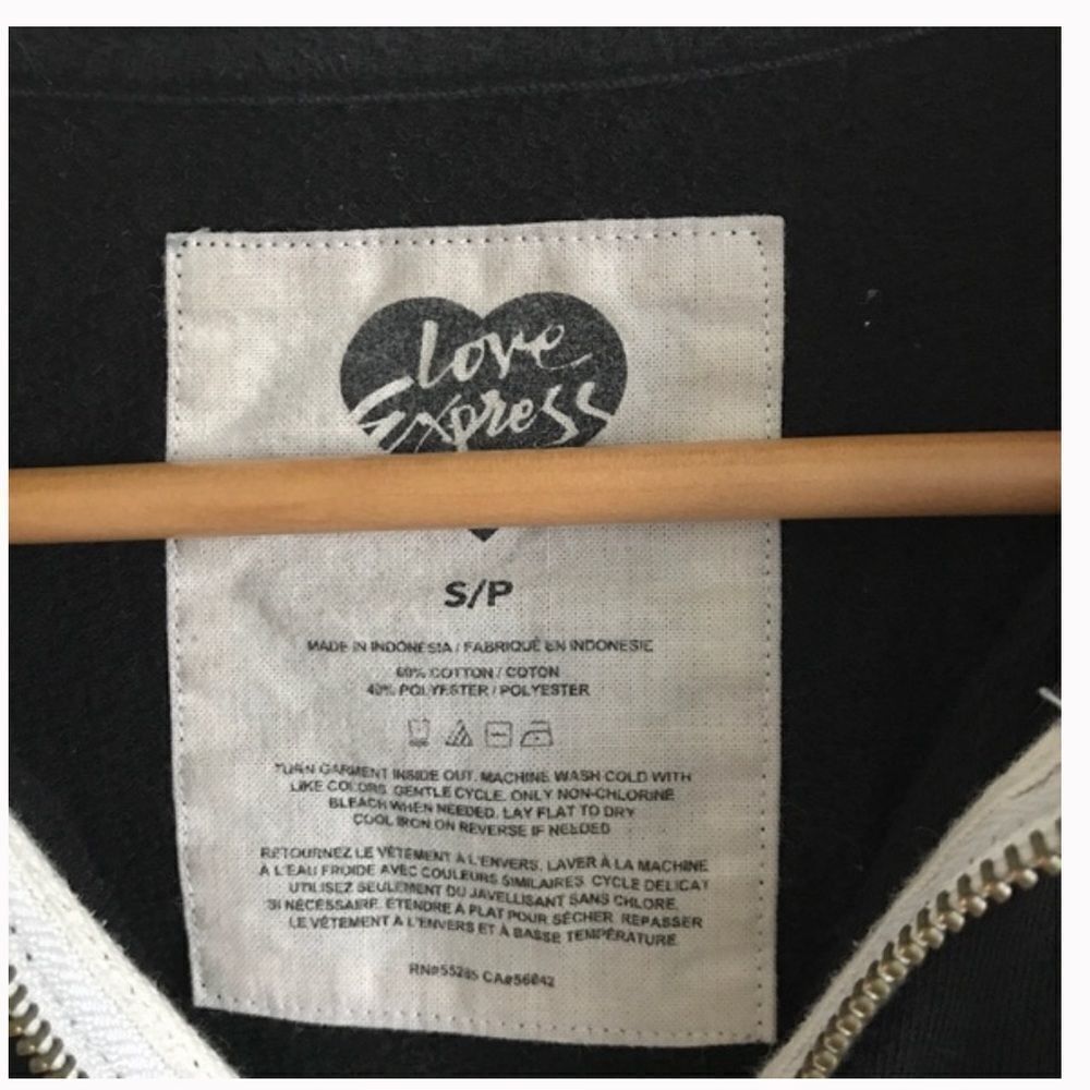 ✨Love Express Rhinestone Zip Up Hoodie✨ - Picture 5 of 5